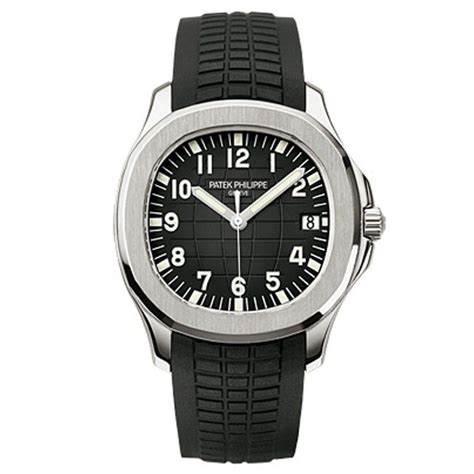 patek philippe nautilus black strap|Patek Philippe aquanaut retail price.